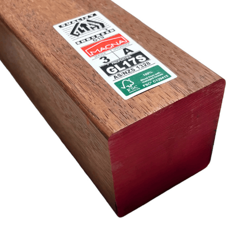 100x100 Merbau Laminated Timber Post