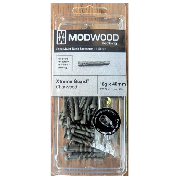 Coloured Decking Screws for Modwood Suitable for Metal Joist - Box of 100