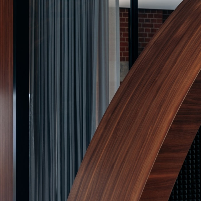 Close-up of a wooden surface with a blurred background