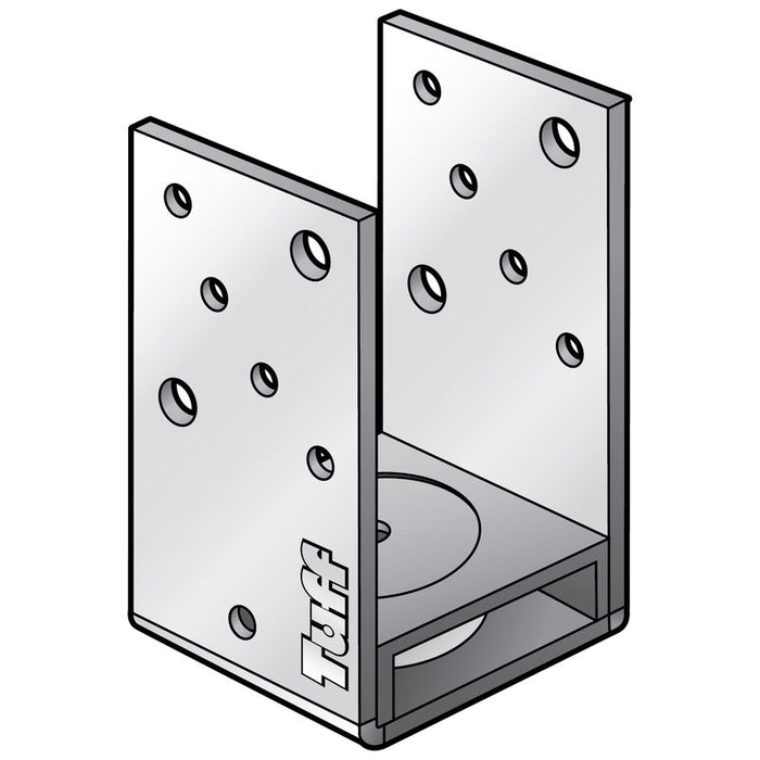 100mm "Thin Style" Adjustable Bolt-Down Post Stirrup