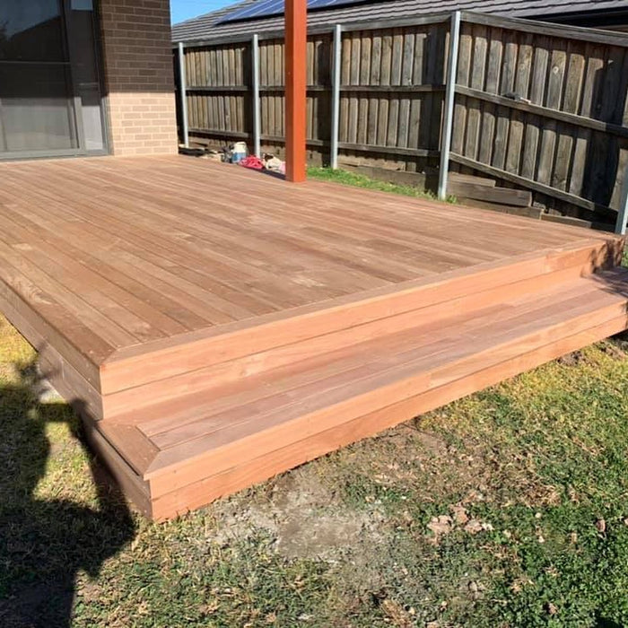90 x 19mm Bangkirai Yellow Balau Hardwood Decking $5.95/m