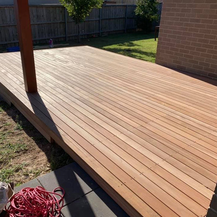 90 x 19mm Bangkirai Yellow Balau Hardwood Decking $5.95/m