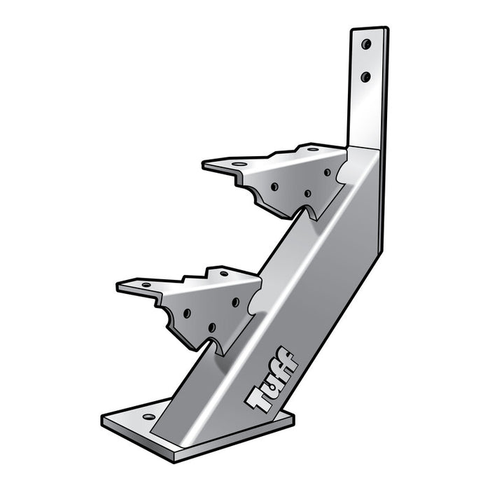 Stair Stringer Bolt-On Concrete - 2 Step for a Pair (2 Piece)