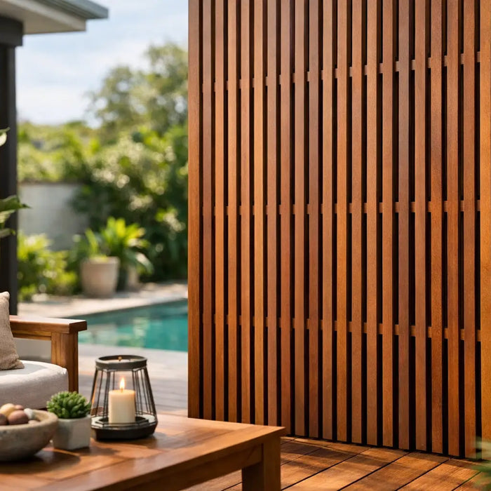 Merbau Batten Screening for Outdoor Projects