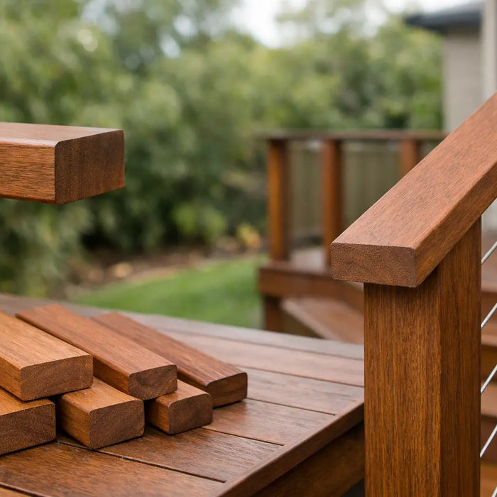 Merbau Handrail Sizes for Decks and Stairs