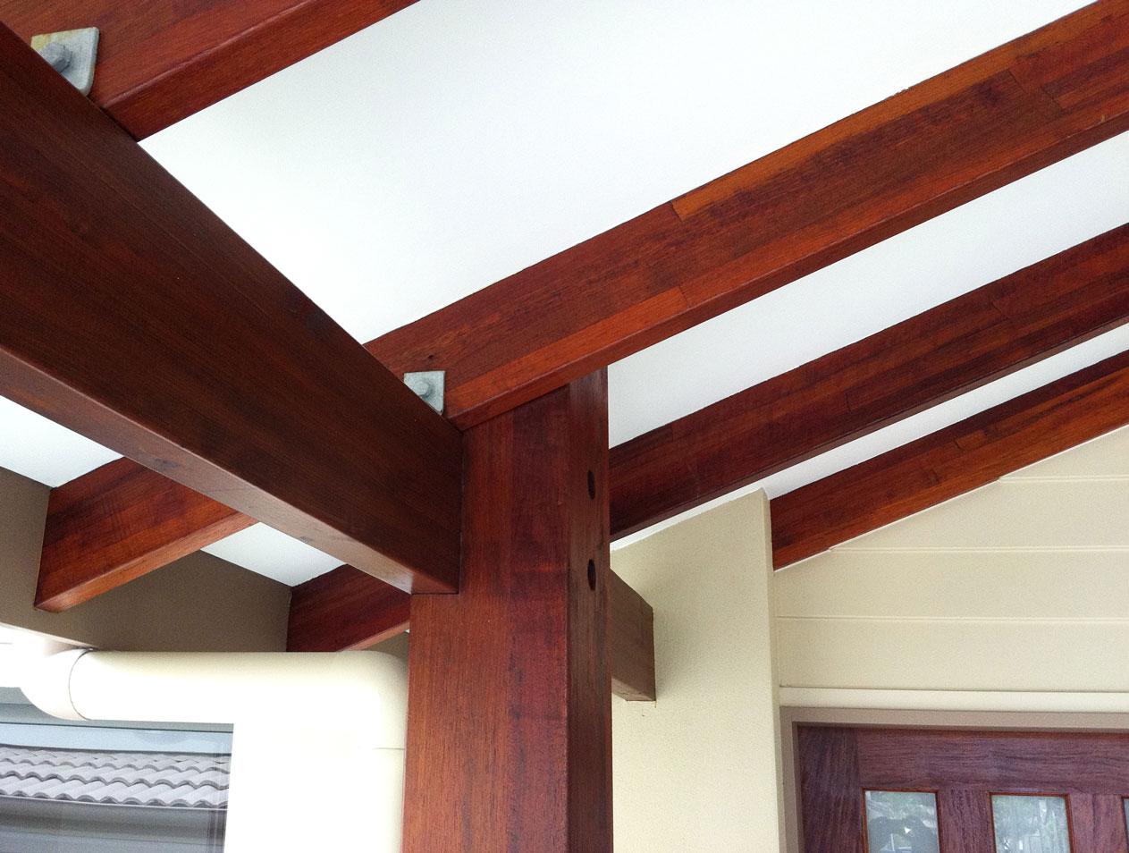 Transform Your Structures with Merbau Laminated Cambered Beams – Unmatched Strength & Style!