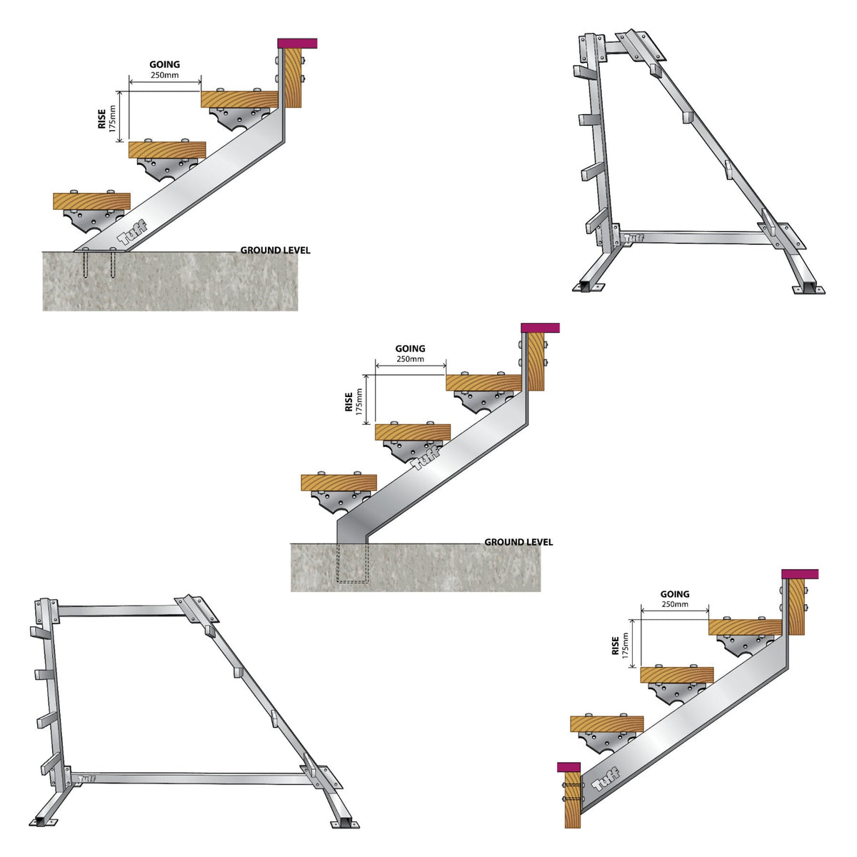 STAIR STRINGERS — Decking Wood QLD