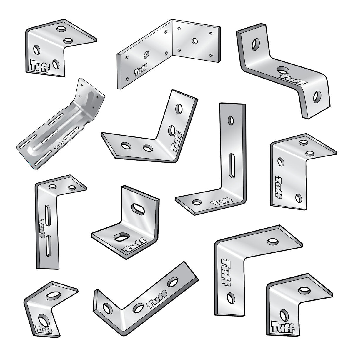TUFF BRACKETS & FENCE PLATES Angle Bracket HARDWARE