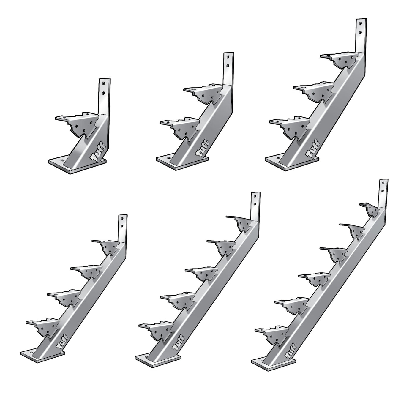 TUFF STAIR STRINGERS_Bolt-On-Concrete