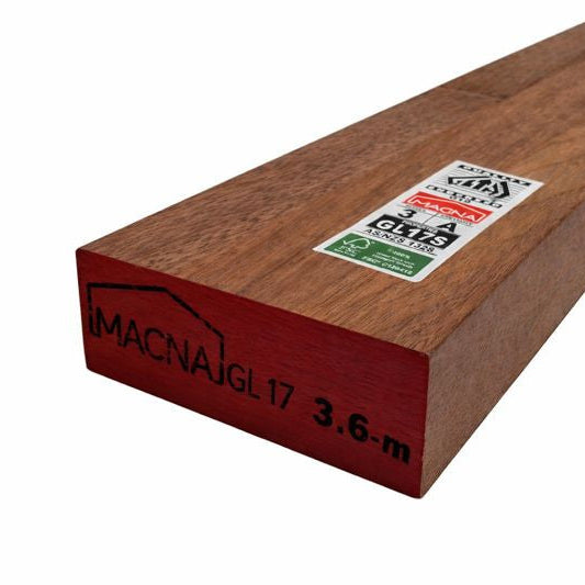 140x80 Merbau Laminated GL17S Structural Beam