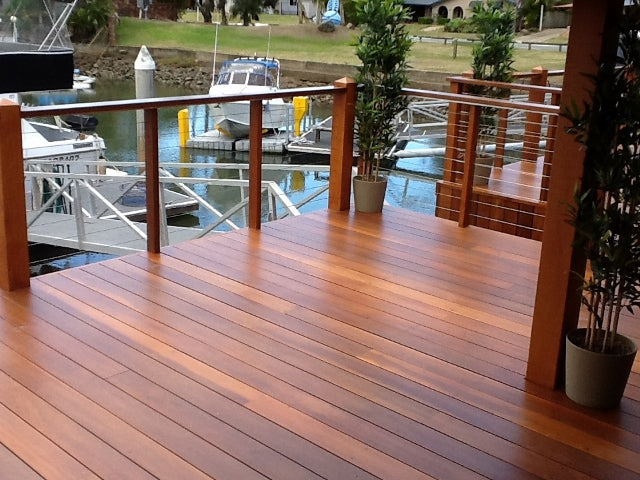 90x19 Jarrah Decking Select Grade KD 
