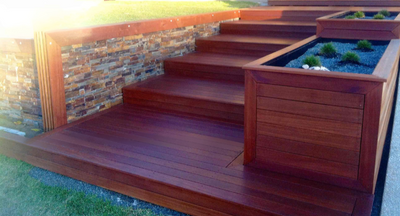 Merbau Decking Entrance