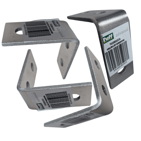 Angle Bracket 80x80x40x5mm 316 Stainless Steel Pack of 10
