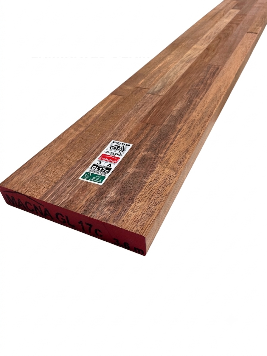 Timber - Beam - Merbau Laminated Cambered