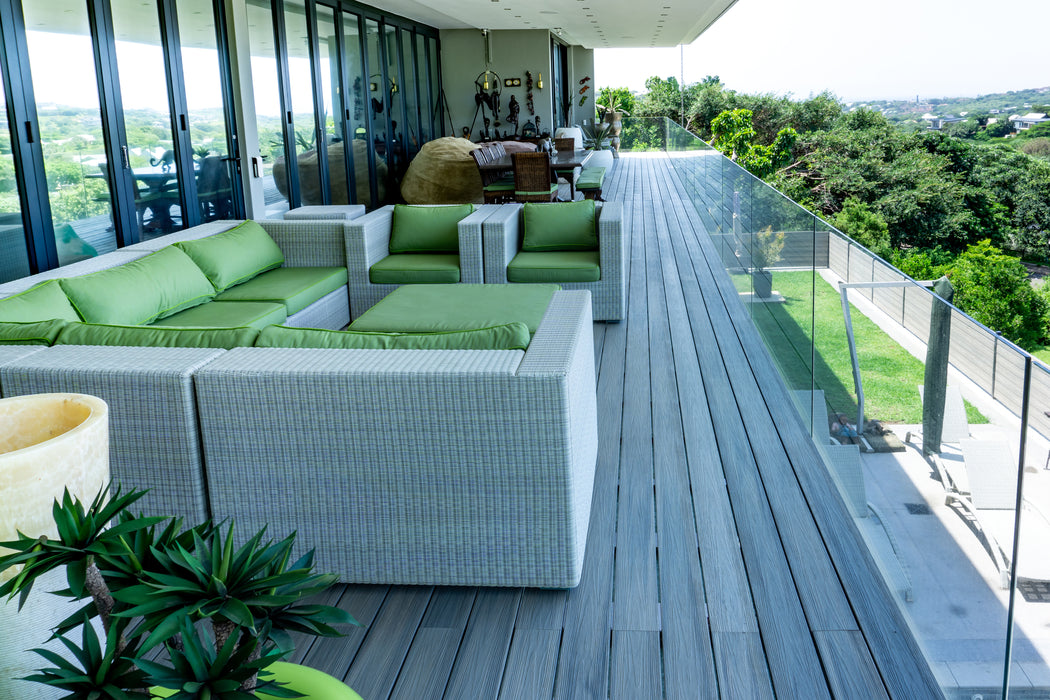 Composite Decking 135x25 Evalast I Series Grooved Carribean Coral 5.4m