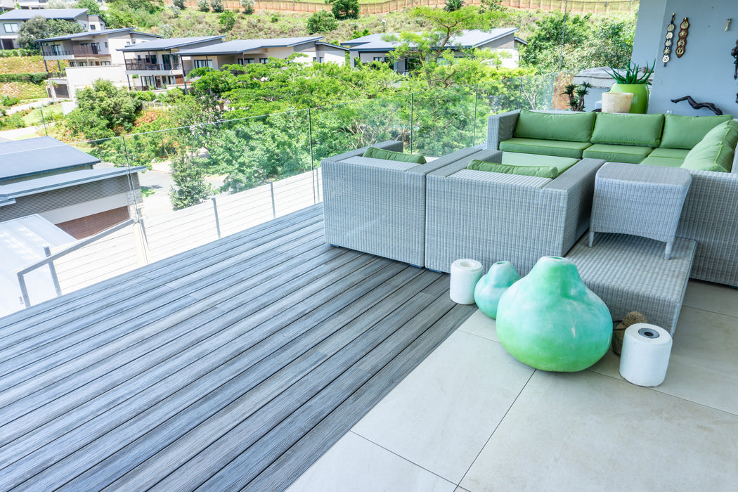 Composite Decking 135x25 Evalast I Series Grooved Carribean Coral 5.4m