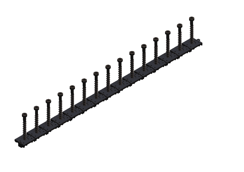Hulk Collated Chain Clip with Steel/Timber Screw 150