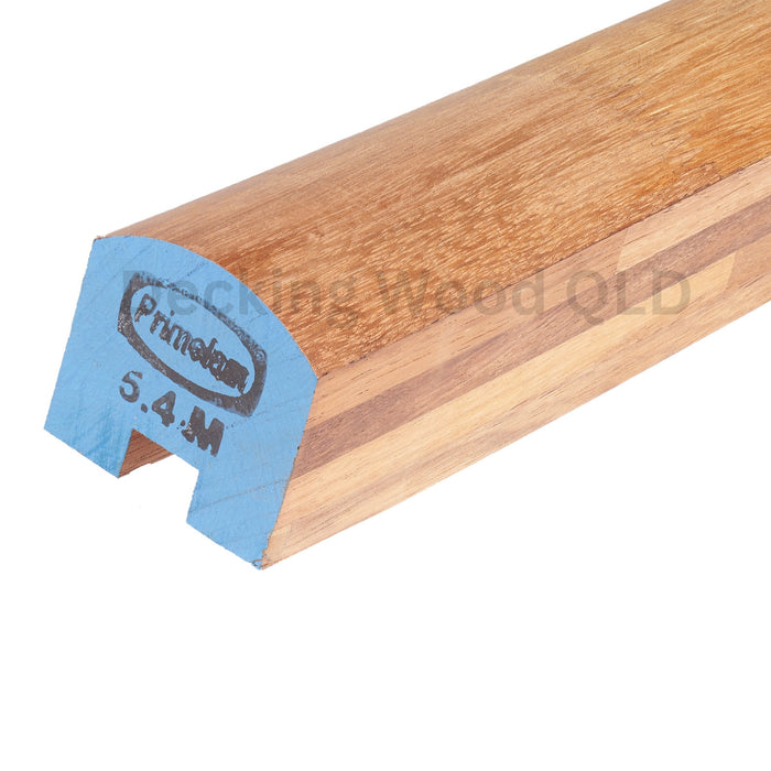 66x66 Merbau Breadloaf Laminated Handrail
