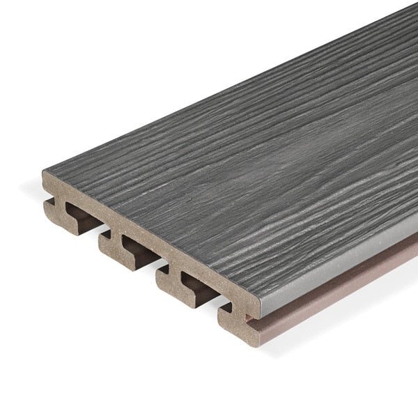 Composite Decking 135x25 Evalast I Series Grooved Concrete Grey  5.4m