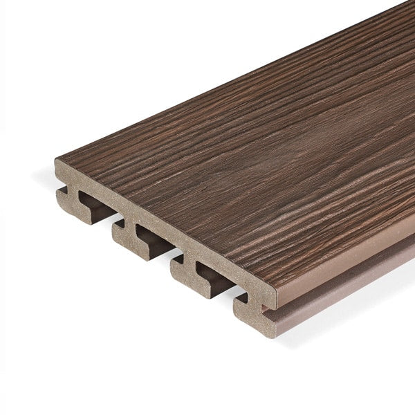 Composite Decking 135x25 Evalast I Series Grooved Spanish Saffron 5.4m