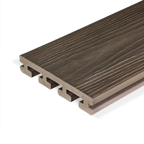 135x25 Evalast I Series Grooved 5.4m Infinity IS Grooved Composite Decking Board