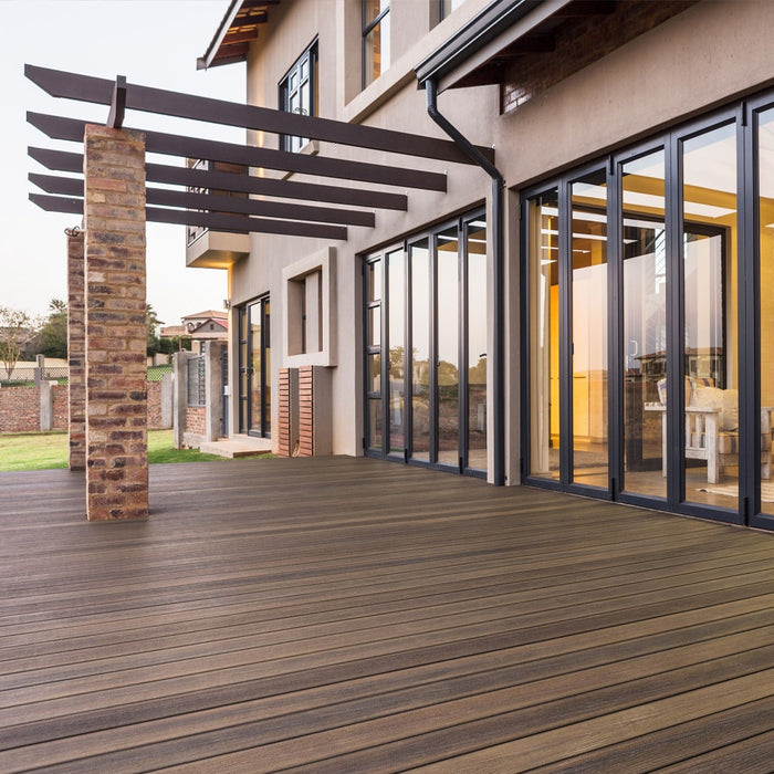 Composite Decking 135x25 Evalast I Series Grooved Oasis Palm  5.4m