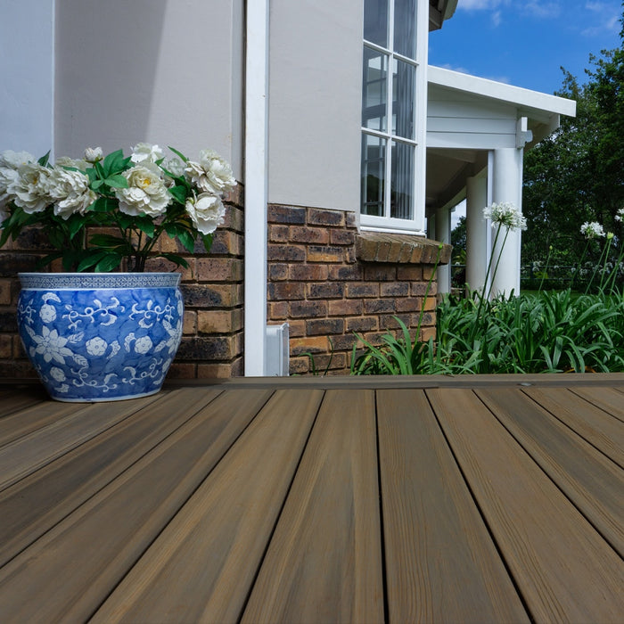 Composite Decking 135x25 Evalast I Series Grooved Oasis Palm  5.4m