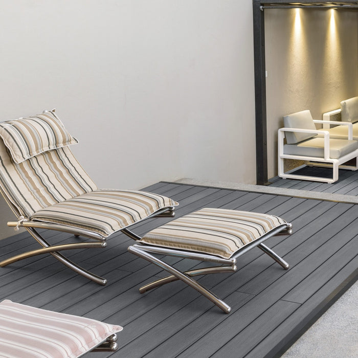 Composite Decking 135x25 Evalast I Series Grooved Concrete Grey  5.4m