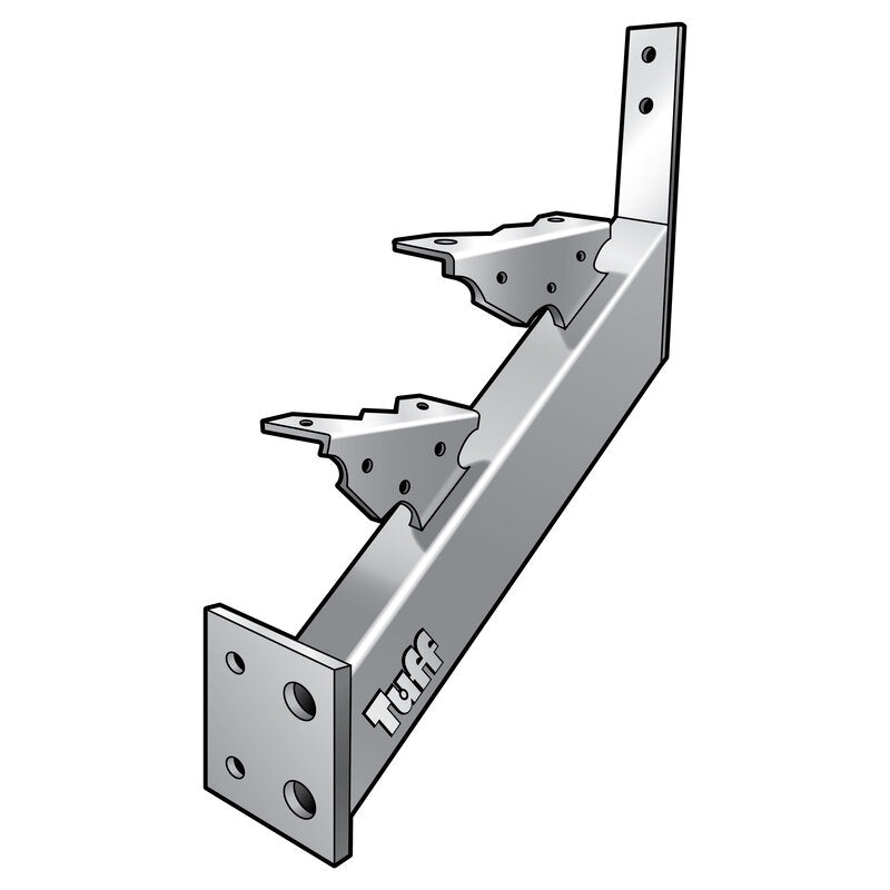 Stair Stringer Landing-to-Landing - 2 Step for a Pair (2 Piece ...