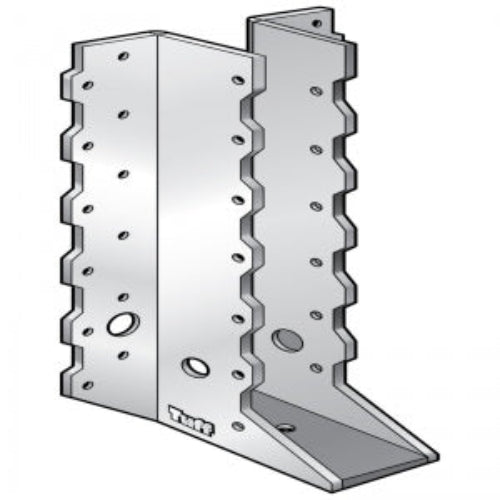 A hot dip galvanised metal joist hanger designed to suit 50 x 220mm joist support.