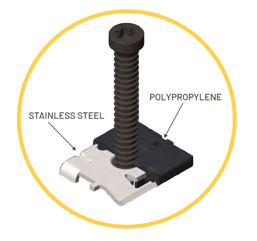 Hulk Collated Chain Clip with Steel/Timber Screw 150
