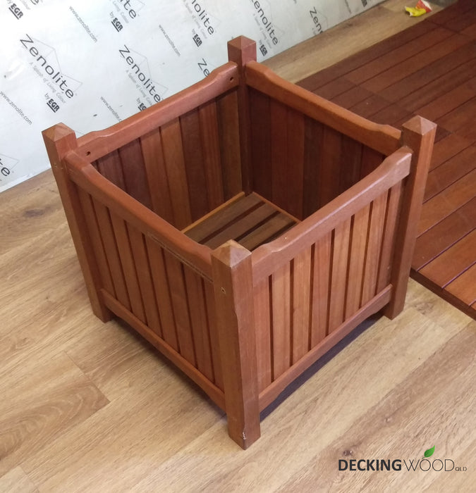 CLEARANCE Bangkirai Hardwood Planter Box Available in 2 Sizes - LIMITED STOCK
