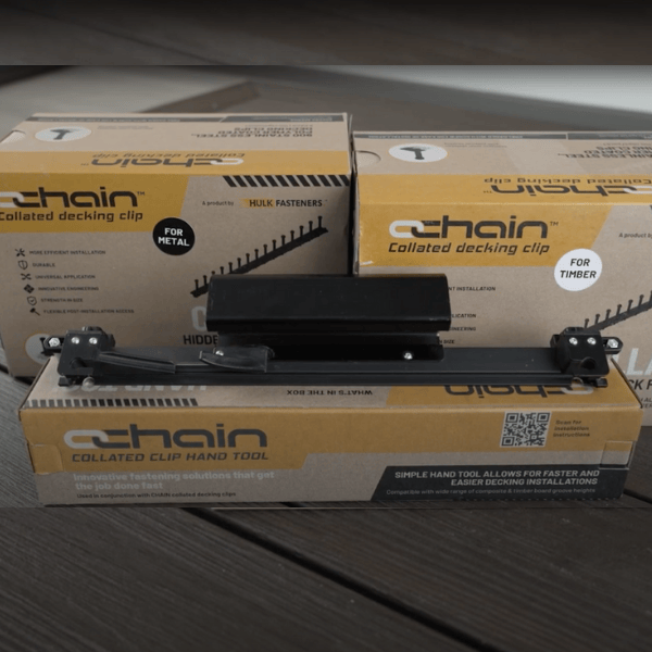 Hulk Collated Chain Clip with Steel/Timber Screw 150