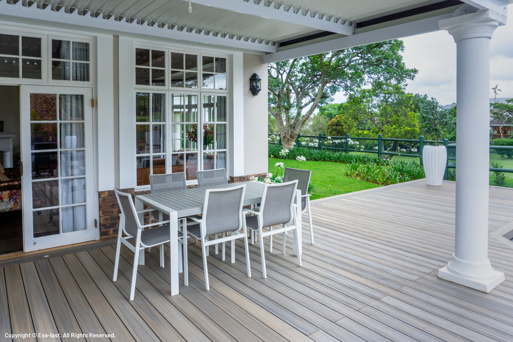 Composite Decking 135x25 Evalast I Series Grooved Carribean Coral 5.4m