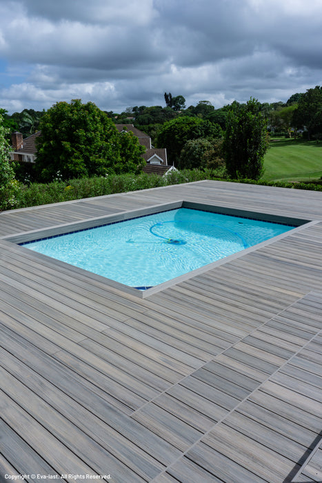 Composite Decking 135x25 Evalast I Series Grooved Carribean Coral 5.4m