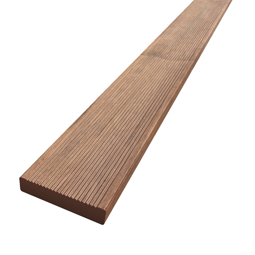90x19 Merbau Decking Random Lengths Reeded