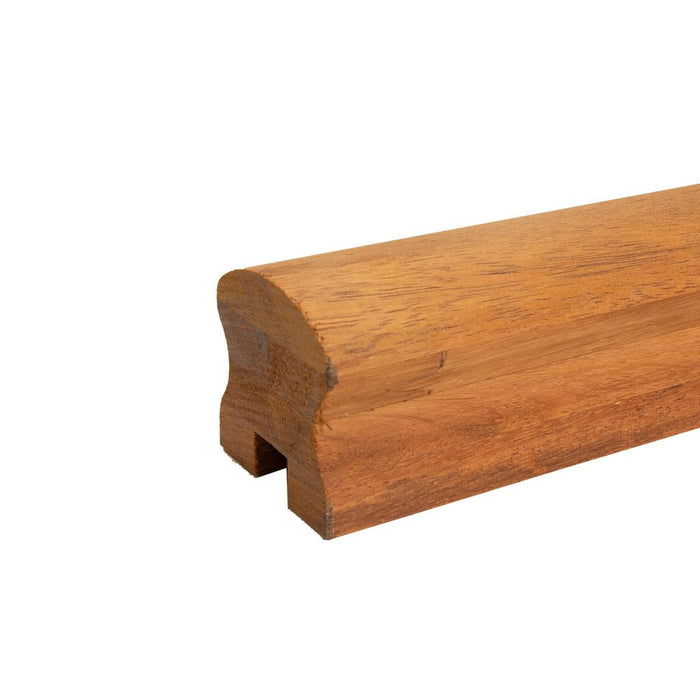 Buy Online 66 x 66 Merbau Ladies Waist FJ Handrail — Decking Wood QLD